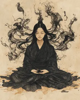 Japandi Meditation - Zen Art for Meditation Home Decor Wall Art Prints – 8″x10″ Artwork – 11″x14″ Matte