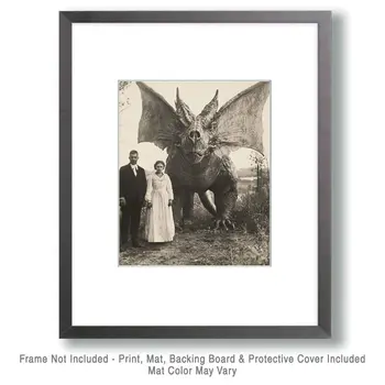 Unusual Pet - Cryptid Art Prints - 8"x10" Art Print for 11"x14" Frame