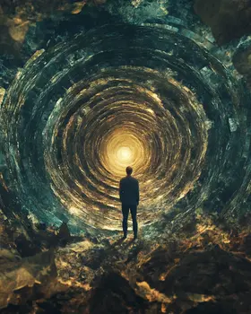 Time Tunnel - Cryptozoology Art Prints - 8"x10" Art Print for 11"x14" Frame