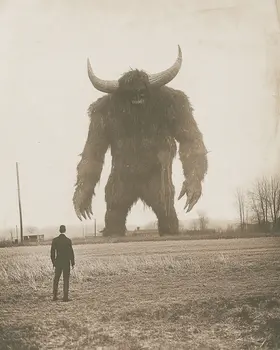 Uh Oh! - Cryptid Art Prints - 8"x10" Art Print for 11"x14" Frame