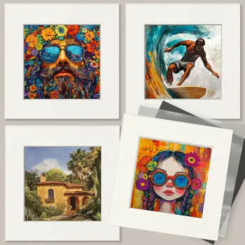 Pot Head - California Souvenir Home Decor Wall Art Prints – 8″x10″ Artwork for 11″x14″ Frame