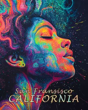 Listening - California Souvenir Home Decor Wall Art Prints – 8″x10″ Artwork for 11″x14″ Frame