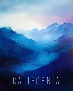 Misty Morning - California Souvenir Home Decor Wall Art Prints – 8″x10″ Artwork for 11″x14″ Frame