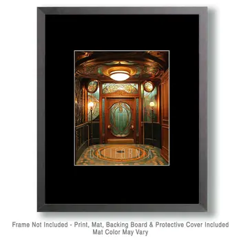 Entryway - California Souvenir Home Decor Wall Art Prints – 8″x10″ Artwork for 11″x14″ Frame