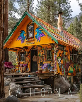 Sierra Home - California Souvenir Home Decor Wall Art Prints – 8″x10″ Artwork for 11″x14″ Frame