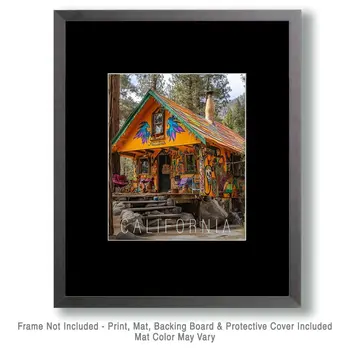 Sierra Home - California Souvenir Home Decor Wall Art Prints – 8″x10″ Artwork for 11″x14″ Frame