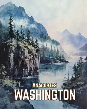Inlet - Washington State Souvenir Home Decor Wall Art Prints – 8″x10″ Artwork for 11″x14″ Frame
