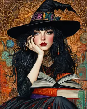 Wiccan Knowledge - Witch and Witches Wall Art Prints - 8"x10" Art Print for 11"x14" Frame