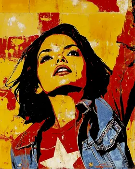 Protest Now! - Retro 60's & 70's Art Prints - 8"x10" Art Print for 11"x14" Frame