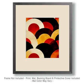 Seventies Waves - Retro 60's & 70's Art Prints - 8"x10" Art Print for 11"x14" Frame