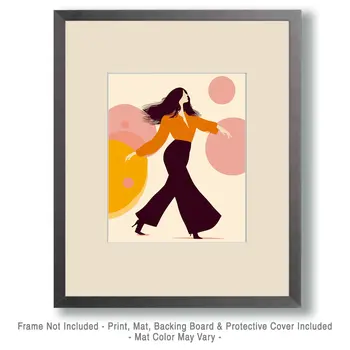 Sixties Style - Retro 60's & 70's Art Prints - 8"x10" Art Print for 11"x14" Frame
