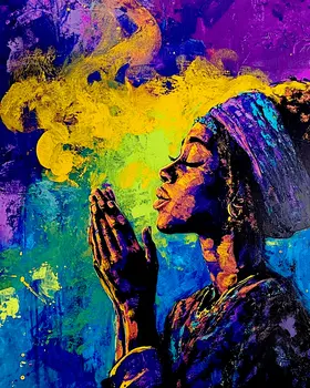 Mystic Dream - Retro 60's & 70's Art Prints - 8"x10" Art Print for 11"x14" Frame