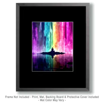 Zen Trip - Retro 60's & 70's Art Prints - 8"x10" Art Print for 11"x14" Frame
