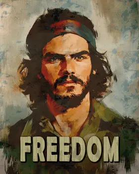 FREEDOM - Retro 60's & 70's Art Prints - 8"x10" Art Print for 11"x14" Frame