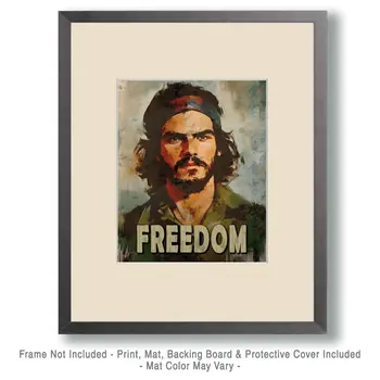 FREEDOM - Retro 60's & 70's Art Prints - 8"x10" Art Print for 11"x14" Frame