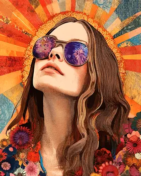 Day Trippin' - Retro 60's & 70's Art Prints - 8"x10" Art Print for 11"x14" Frame
