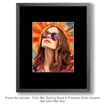 Day Trippin' - Retro 60's & 70's Art Prints - 8"x10" Art Print for 11"x14" Frame