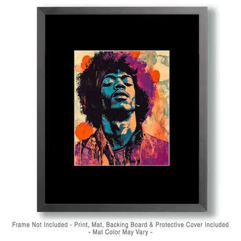 Hazy Day - Retro 60's & 70's Art Prints - 8"x10" Art Print for 11"x14" Frame