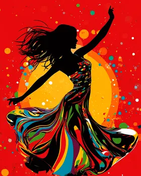 Hip Salsa - Retro 60's & 70's Art Prints - 8"x10" Art Print for 11"x14" Frame