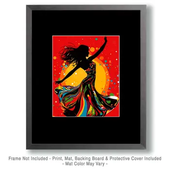 Hip Salsa - Retro 60's & 70's Art Prints - 8"x10" Art Print for 11"x14" Frame