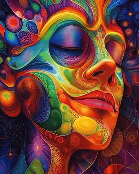 Deep Trip - Retro 60's & 70's Art Prints - 8"x10" Art Print for 11"x14" Frame