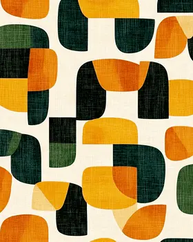 Seventies Pattern - Retro 60's & 70's Art Prints - 8"x10" Art Print for 11"x14" Frame