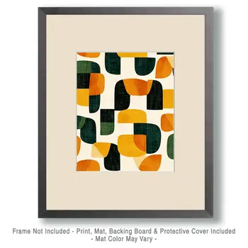 Seventies Pattern - Retro 60's & 70's Art Prints - 8"x10" Art Print for 11"x14" Frame