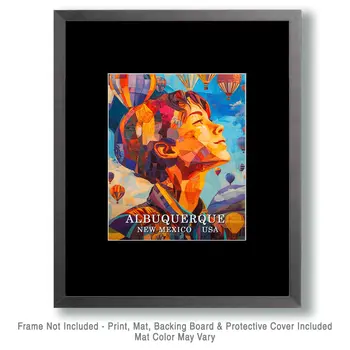 Day Dreaming - Albuquerque Souvenir Wall Art Prints – 8″x10″ Artwork for 11″x14″ Frame