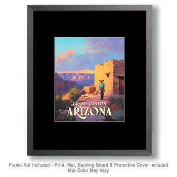 Coming Home - Grand Canyon Arizona Art Prints – 8″x10″ Artwork for 11″x14″ Frame