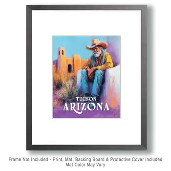 Afternoon Rest - Tucson Arizona Art Prints – 8″x10″ Artwork for 11″x14″ Frame