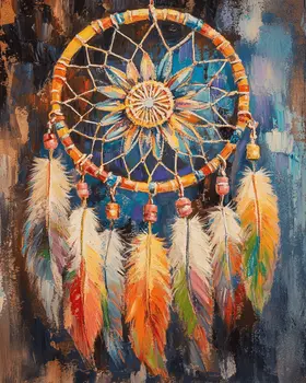 Arizona Dreamcatcher - Western and Southwestern Art Prints – 8″x10″ Artwork for 11″x14″ Frame