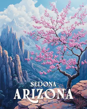 Arizona Zen - Sedona Art Prints – 8″x10″ Artwork for 11″x14″ Frame