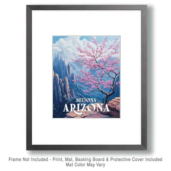 Arizona Zen - Sedona Art Prints – 8″x10″ Artwork for 11″x14″ Frame