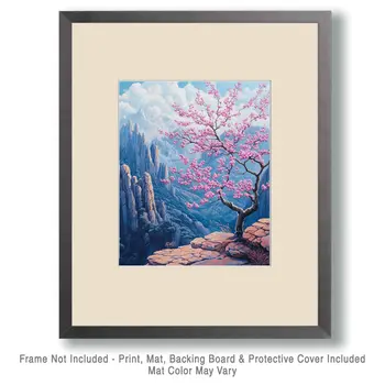Arizona Zen - Western and Southwestern Art Prints – 8″x10″ Artwork for 11″x14″ Frame