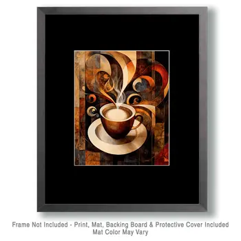 Hip Cup - Coffee Wall Art Prints - 8"x10" Art Print for 11"x14" Frame