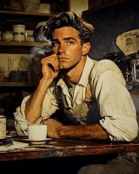 Cup of Joe - Coffee Wall Art Prints - 8"x10" Art Print for 11"x14" Frame