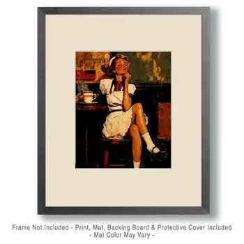 After School Cup - Coffee Wall Art Prints - 8"x10" Art Print for 11"x14" Frame