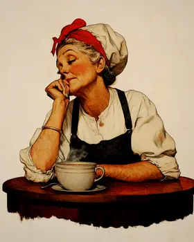End of Shift Cup - Coffee Wall Art Prints - 8"x10" Art Print for 11"x14" Frame