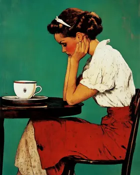 Study Hall Cup - Coffee Wall Art Prints - 8"x10" Art Print for 11"x14" Frame