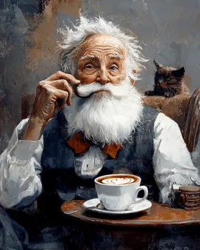 Ready for a Cup - Coffee Wall Art Prints - 8"x10" Art Print for 11"x14" Frame