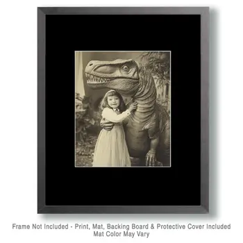 She's Gotten So Big - Cryptid Dinosaur Wall Art Prints - 8"x10" Art Print for 11"x14" Frame