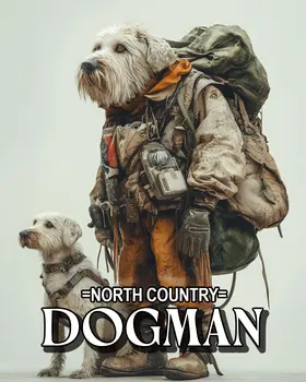 North Country Dogman - Cryptid Cryptozoology Wall Art Prints – 8″x10″ Artwork for 11″x14″ Frame