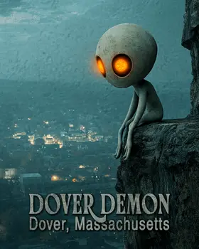Sad Dover Demon - Mythical Beasts Wall Art Prints – 8″x10″ Artwork for 11″x14″ Frame
