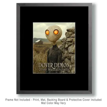 Earthbound Dover Demon - Mythical Beasts Wall Art Prints – 8″x10″ Artwork for 11″x14″ Frame