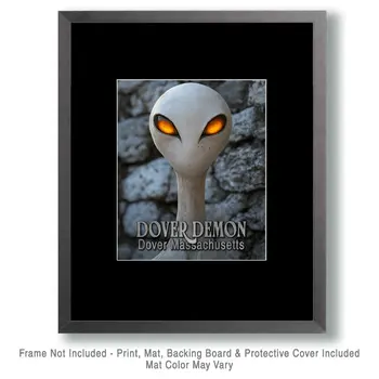 Evil Dover Demon - Mythical Beasts Wall Art Prints – 8″x10″ Artwork for 11″x14″ Frame