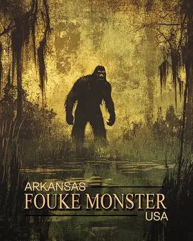 Arkansas Fouke Monster - Mythical Beasts Wall Art Prints – 8″x10″ Artwork for 11″x14″ Frame