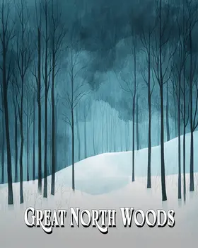 Winter Solitude ND - North Woods Souvenir Wall Art Prints – 8″x10″ Artwork for 11″x14″ Frame