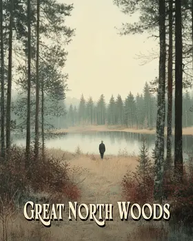 Morning Walk ND- North Woods Souvenir Wall Art Prints – 8″x10″ Artwork for 11″x14″ Frame
