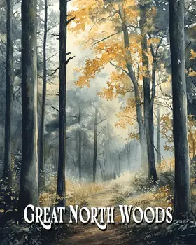 Woodland Clearing ND - North Woods Souvenir Wall Art Prints – 8″x10″ Artwork for 11″x14″ Frame