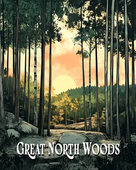 Mountain Morning ND - North Woods Souvenir Wall Art Prints – 8″x10″ Artwork for 11″x14″ Frame